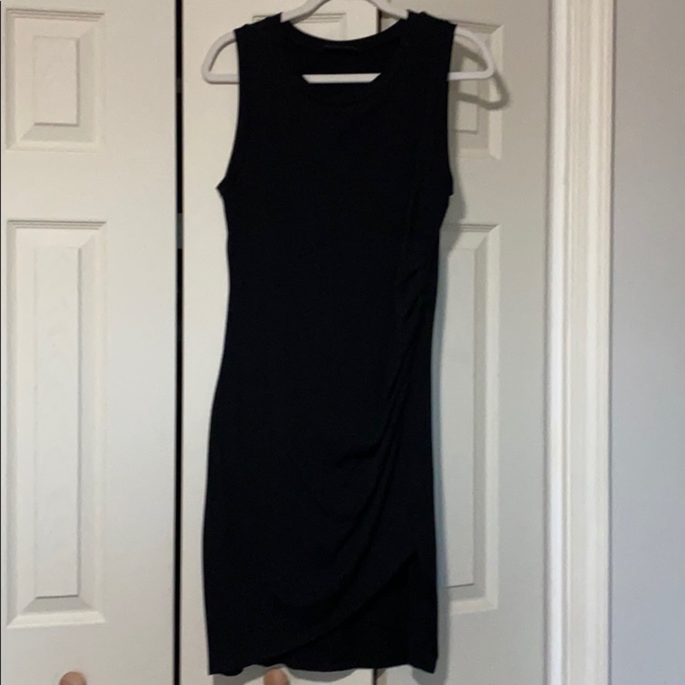 Vici Allegra ruched knit tank dress sz med
